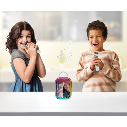 Lexibook Disney Frozen Portable Bluetooth Karaoke Set with 2 Wireless Microphones