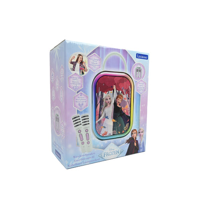 Lexibook Disney Frozen Portable Bluetooth Karaoke Set with 2 Wireless Microphones