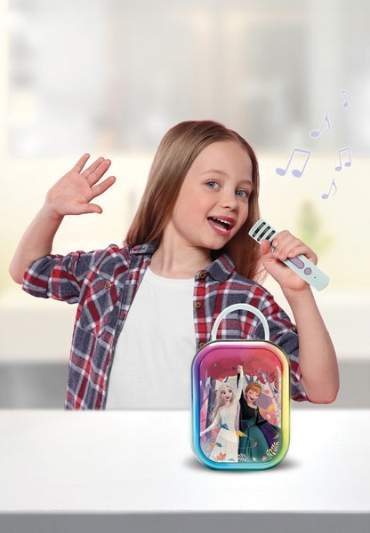 Lexibook Disney Frozen Portable Bluetooth Karaoke Set with 2 Wireless Microphones