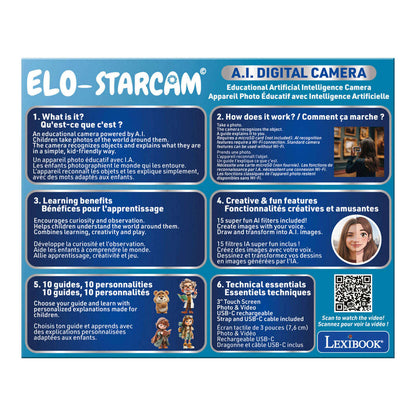 Lexibook Elo-Starcam AI Educational Digital Camera