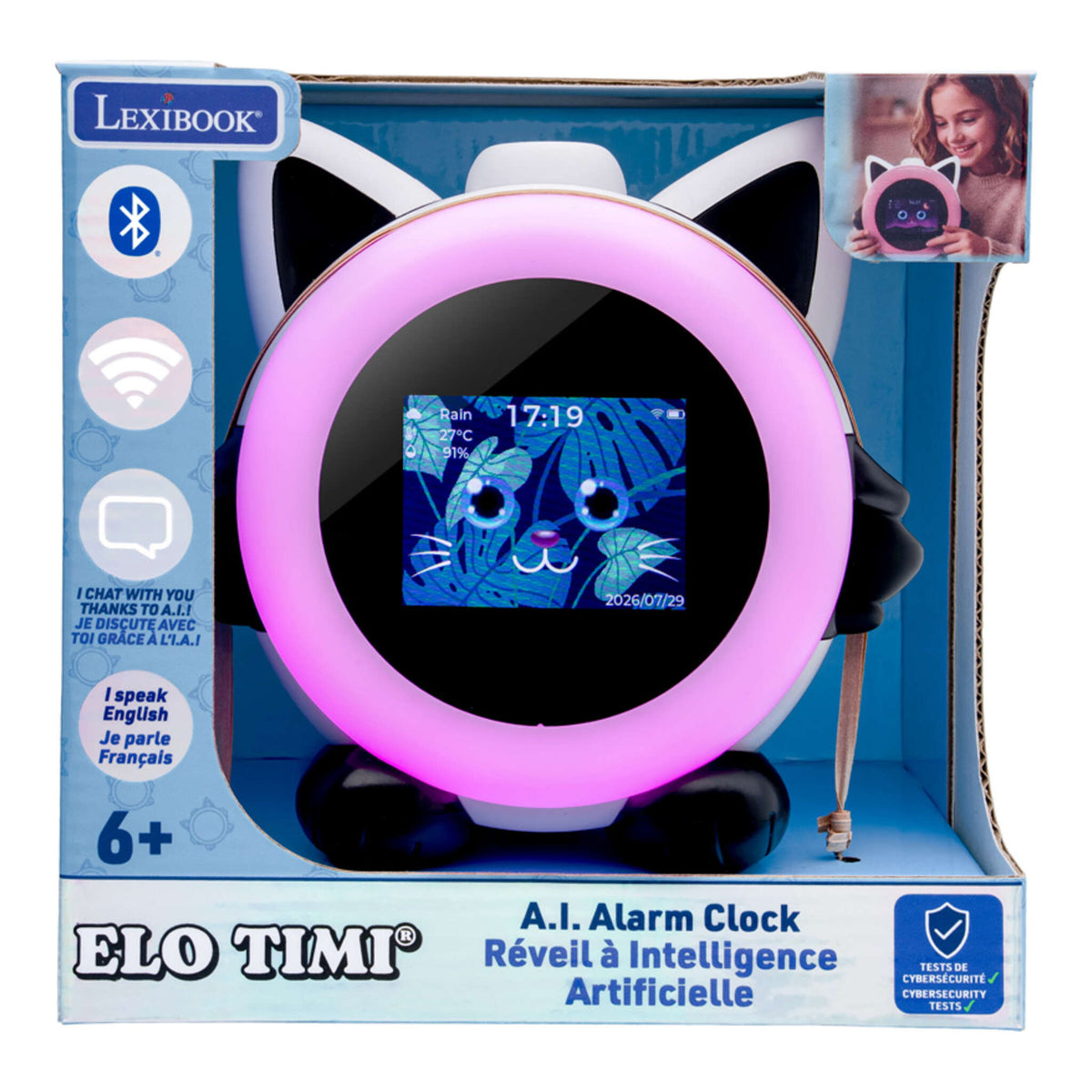 Lexibook ELOTIMI Smart AI Alarm Clock