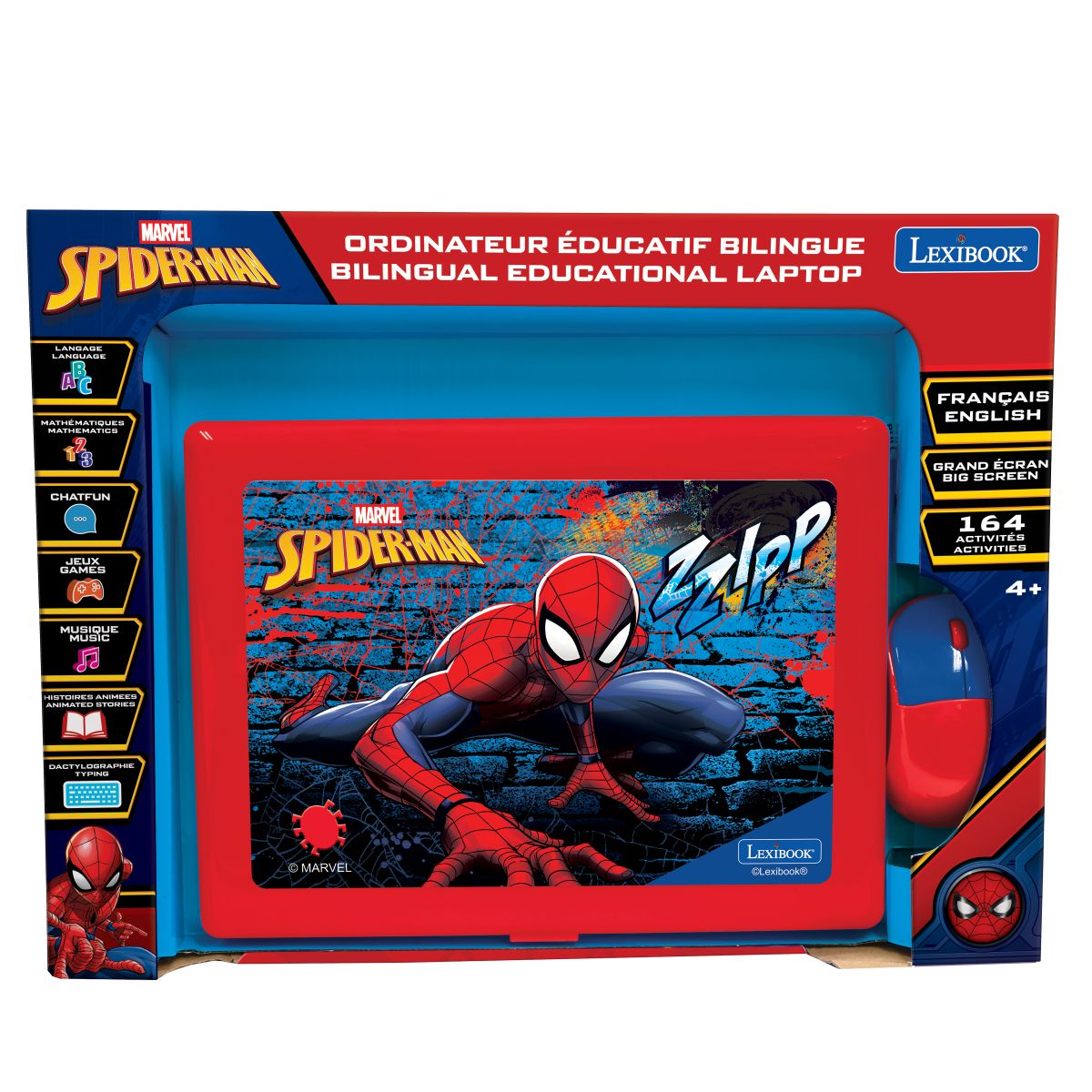 Lexibook Spider-Man Bilingual Educational Laptop