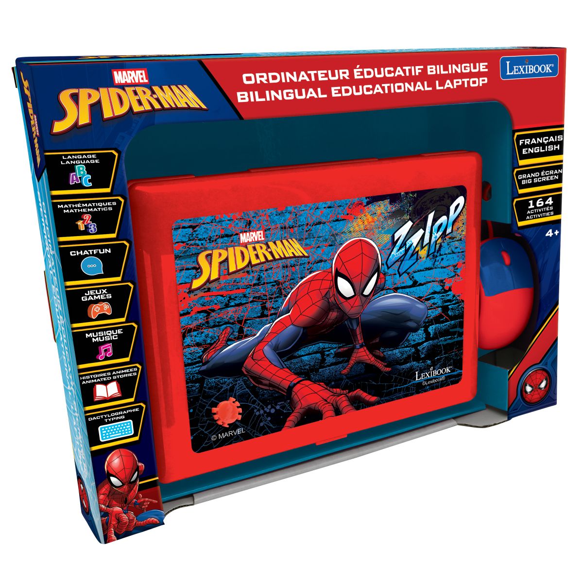 Lexibook Spider-Man Bilingual Educational Laptop
