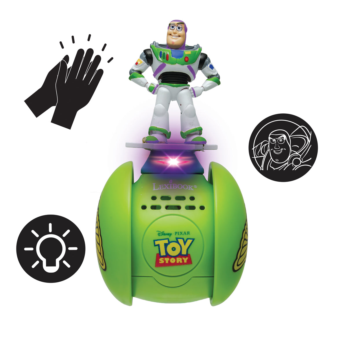 Tumbling Robot with Lights and Sound