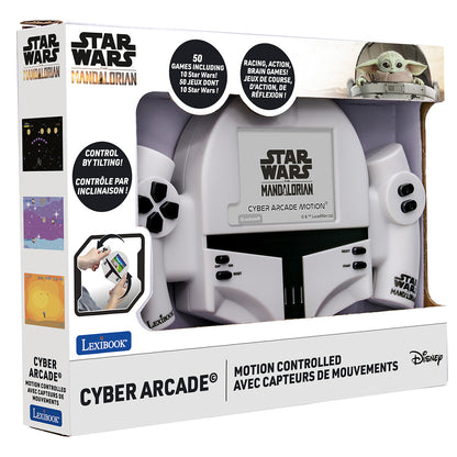 Lexibook Star Wars Cyber Arcade console packaging viewed from the left