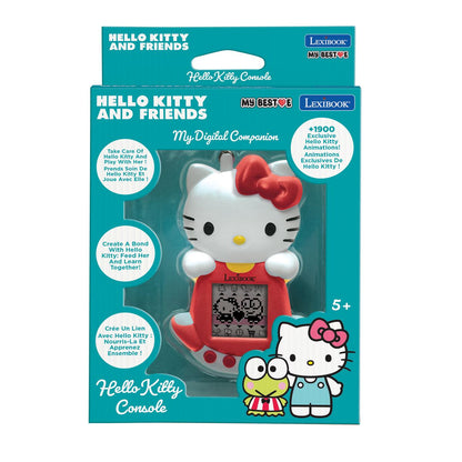 Boxed Lexibook Hello Kitty My Best-E virtual pet game, front view
