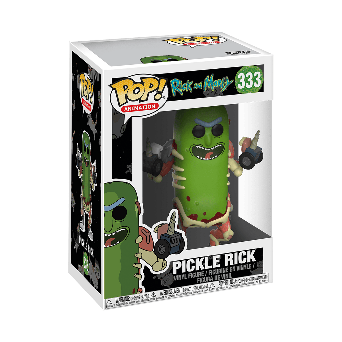 Funko Pop! Vinyl Rick and Morty Pickle Rick #333
