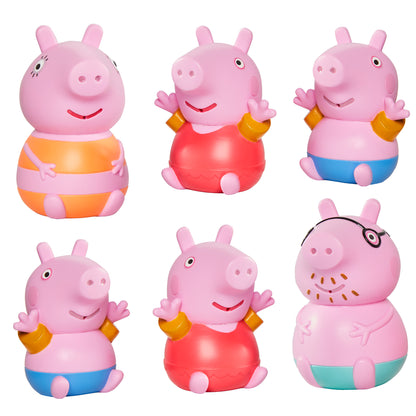 Toomies Peppa Pig Daddy Pig, Peppa & George Bath Squirters 3 Pack