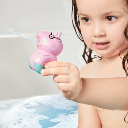 Toomies Peppa Pig Daddy Pig, Peppa & George Bath Squirters 3 Pack