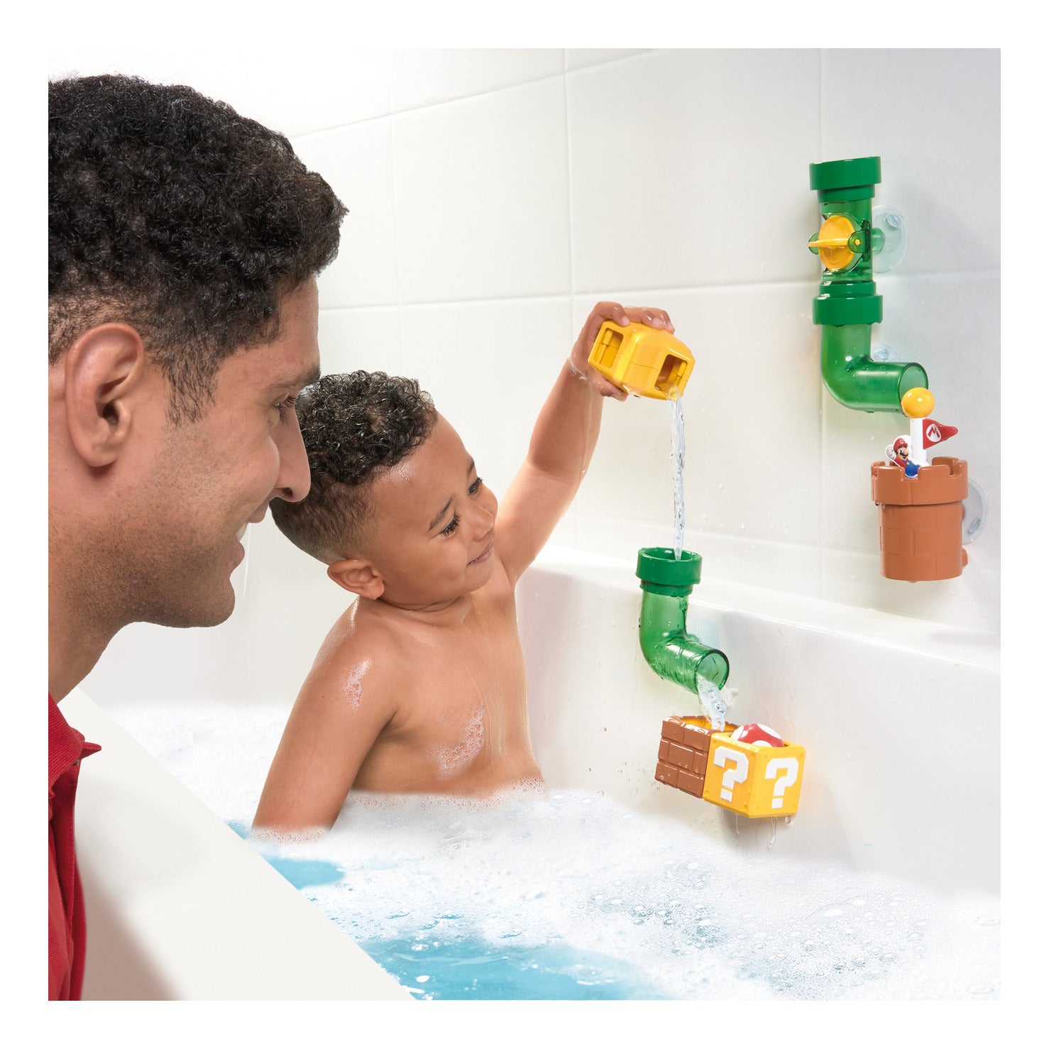 Toomies Super Mario My Mario Bath Pipes Playset