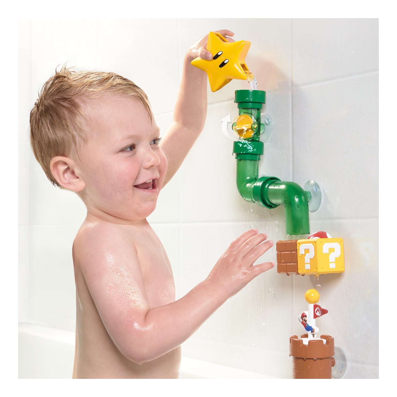 Toomies Super Mario My Mario Bath Pipes Playset