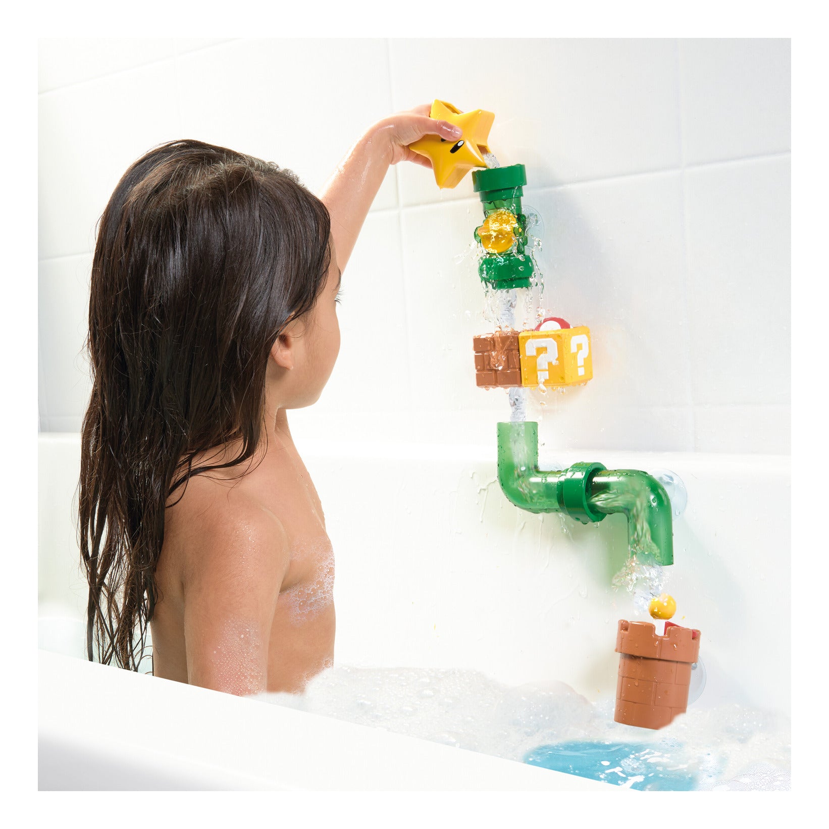 Toomies Super Mario My Mario Bath Pipes Playset
