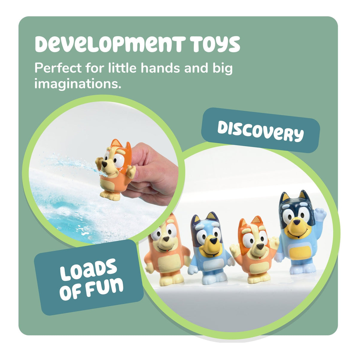 Toomies Bluey Family Bath Squirters 4-Pack