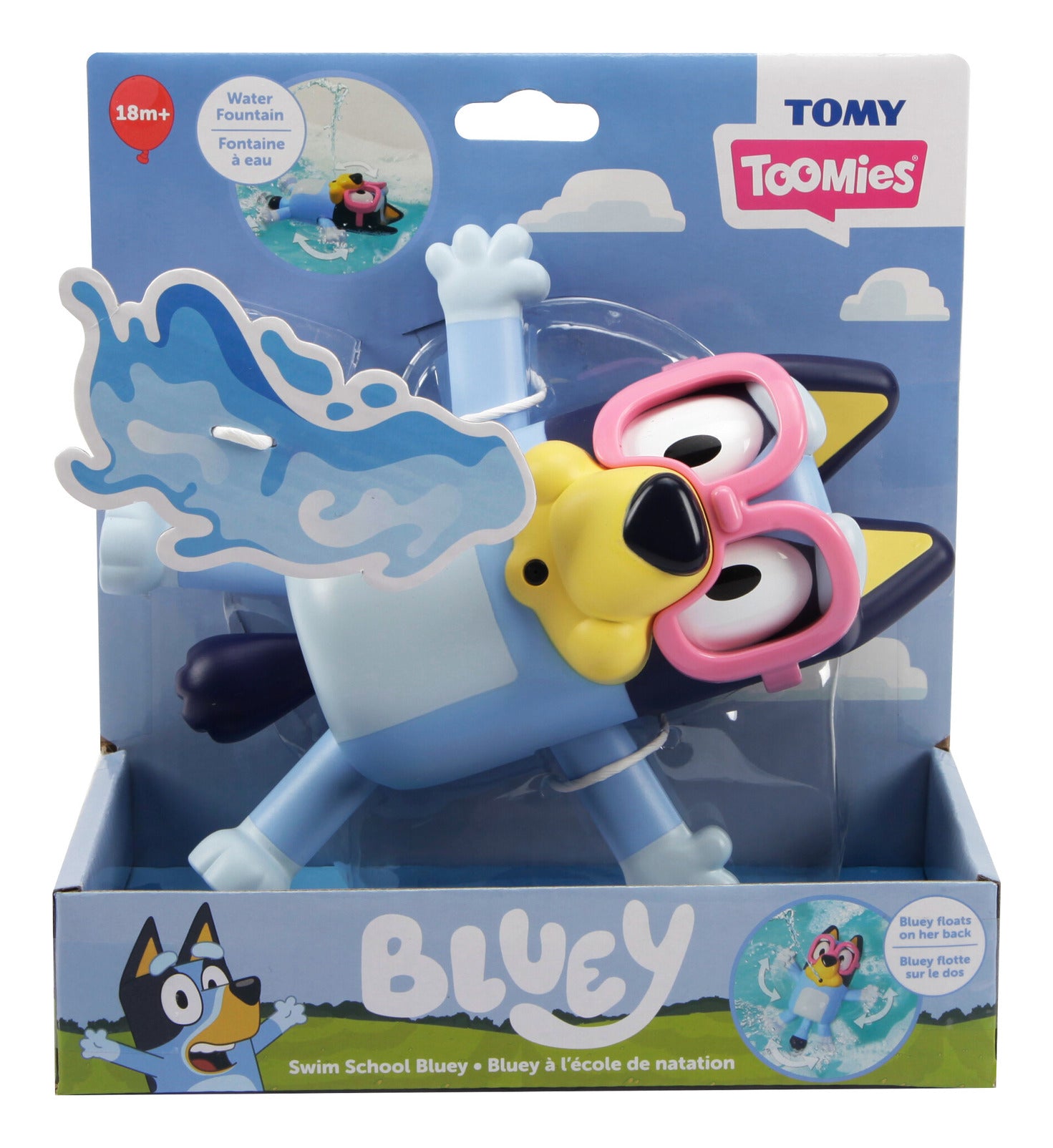 TOMY Toomies Bluey Swim School Bath Toy