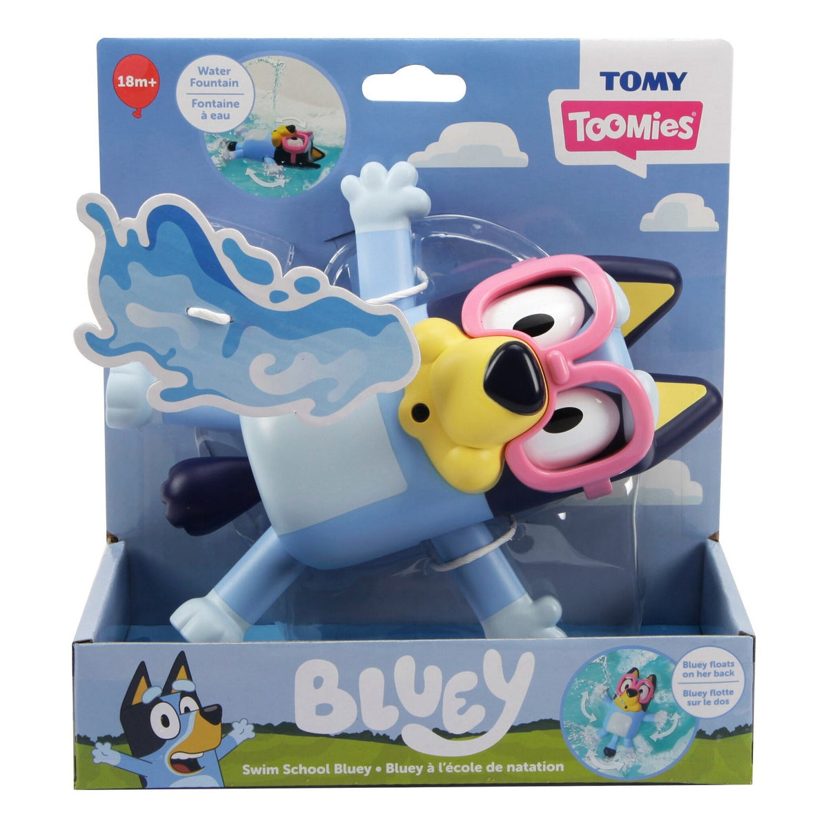 TOMY Toomies Bluey Swim School Bath Toy