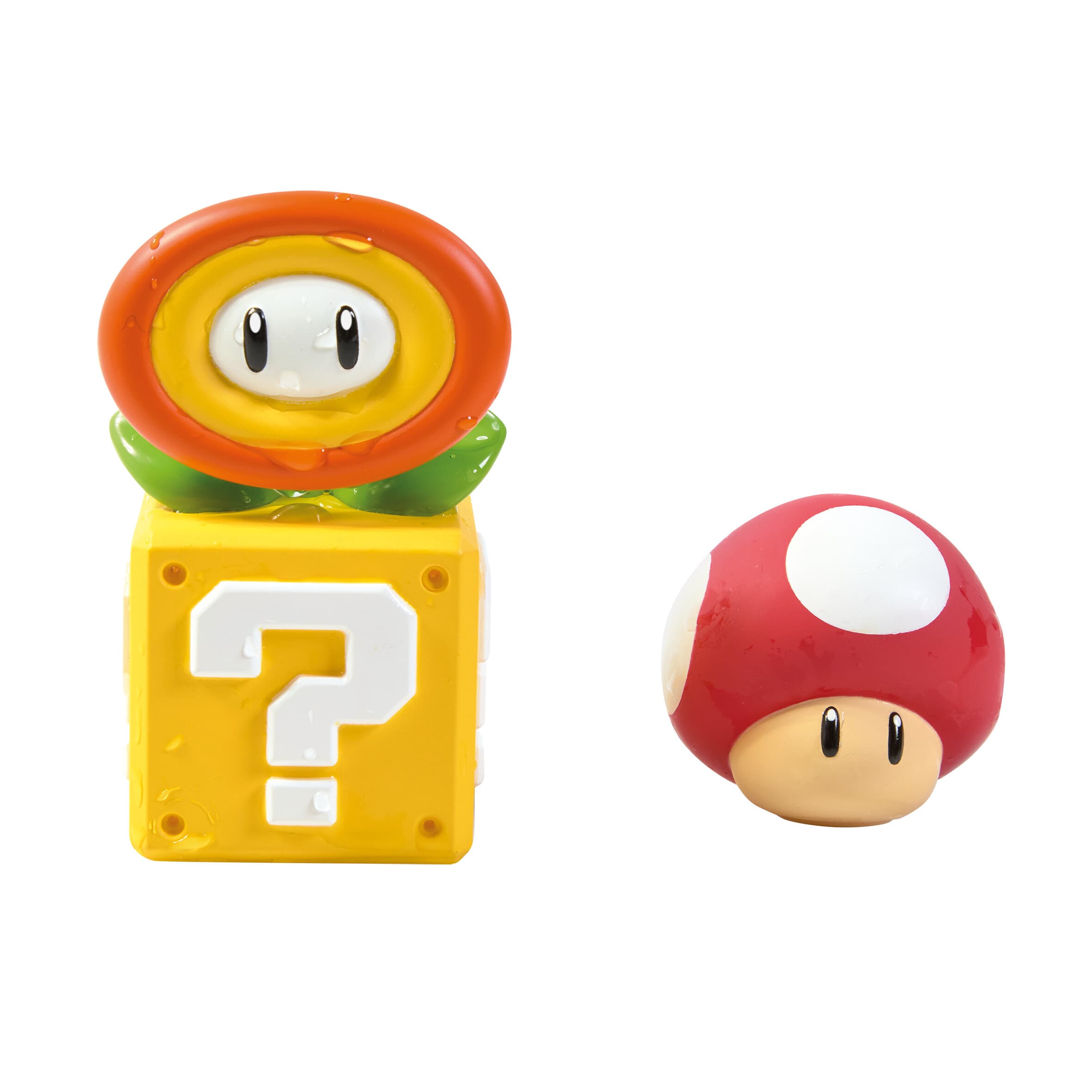 Toomies My Mario Super Mushroom & Fire Flower Bath Squirters