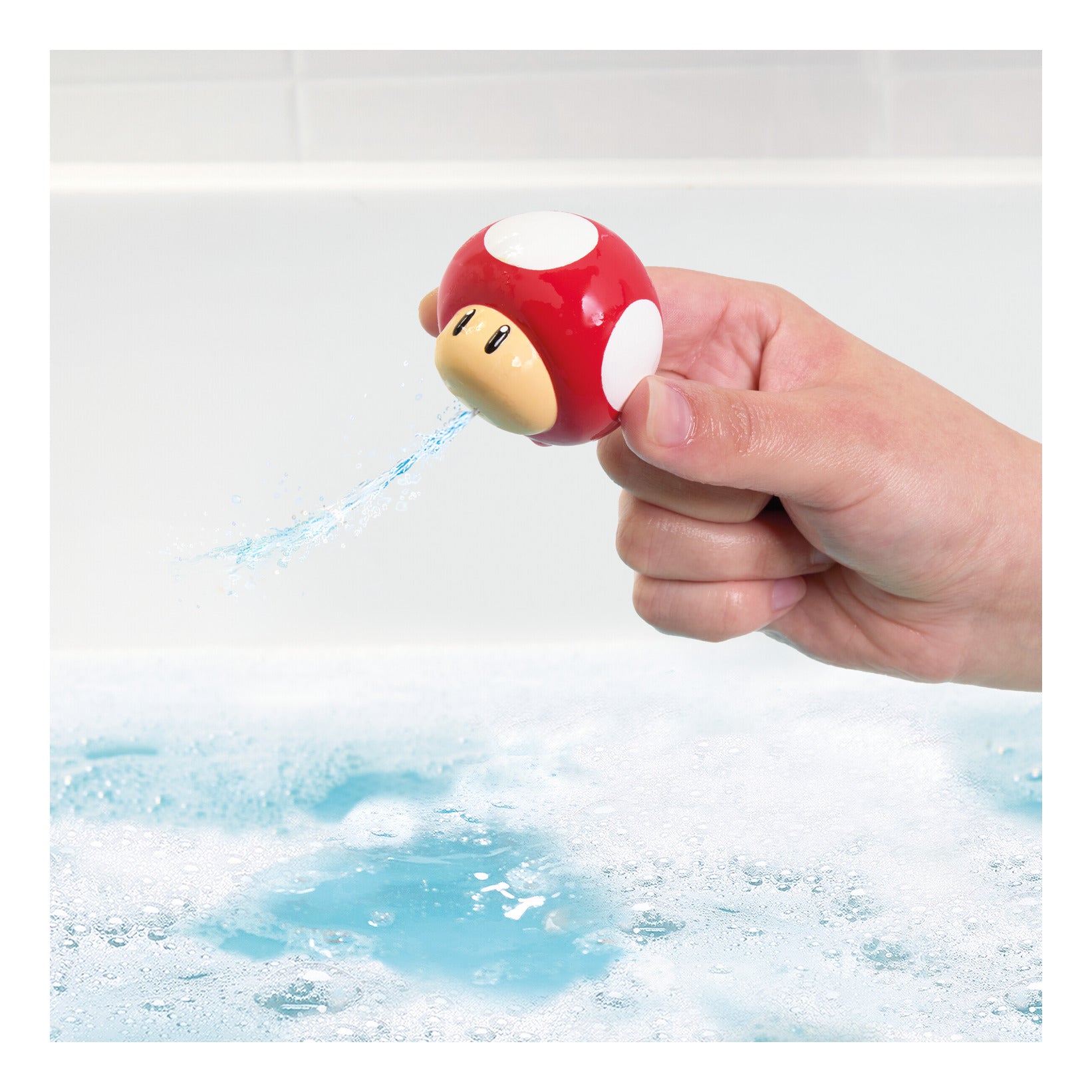 Toomies My Mario Super Mushroom & Fire Flower Bath Squirters