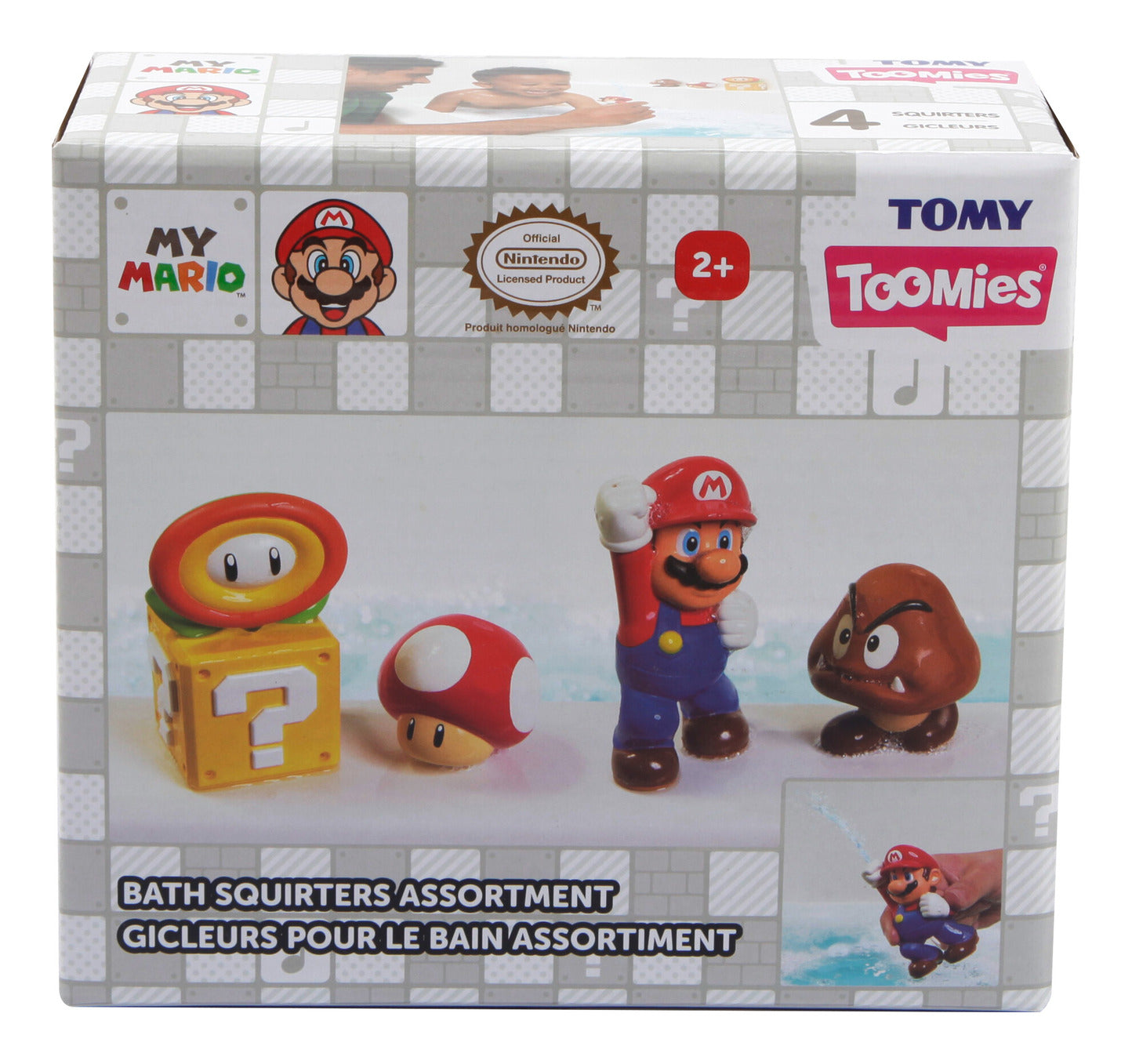 Toomies My Mario Super Mario Bath Squirters 4 Pack