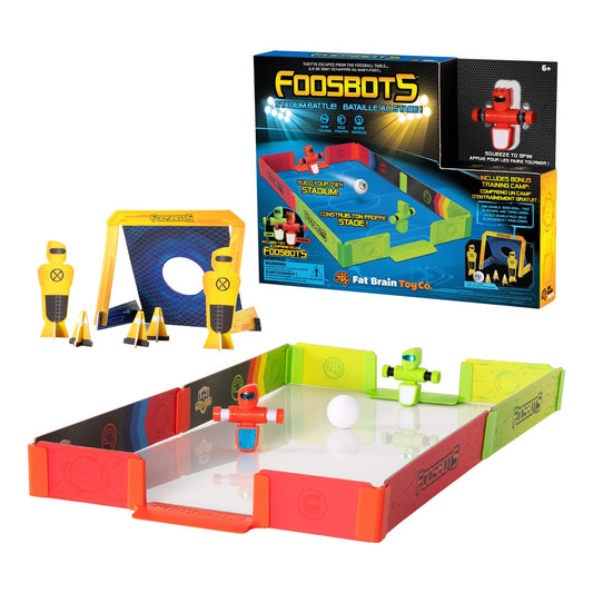 Fat Brain Toys Foosbots Stadium Battle Tabletop Football Game