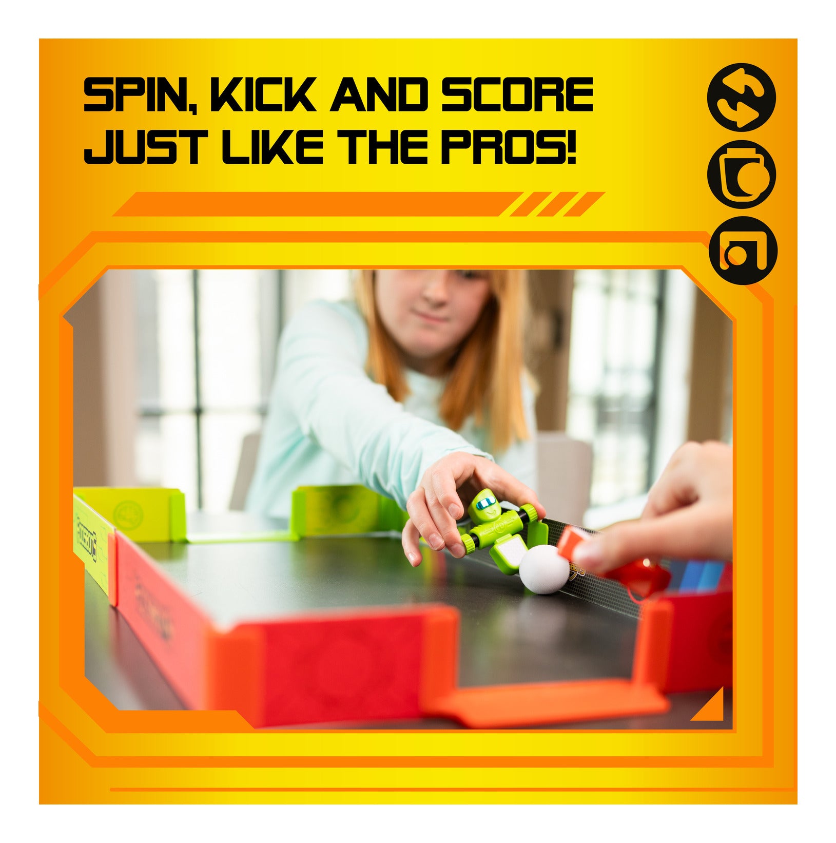 Fat Brain Toys Foosbots Stadium Battle Tabletop Football Game