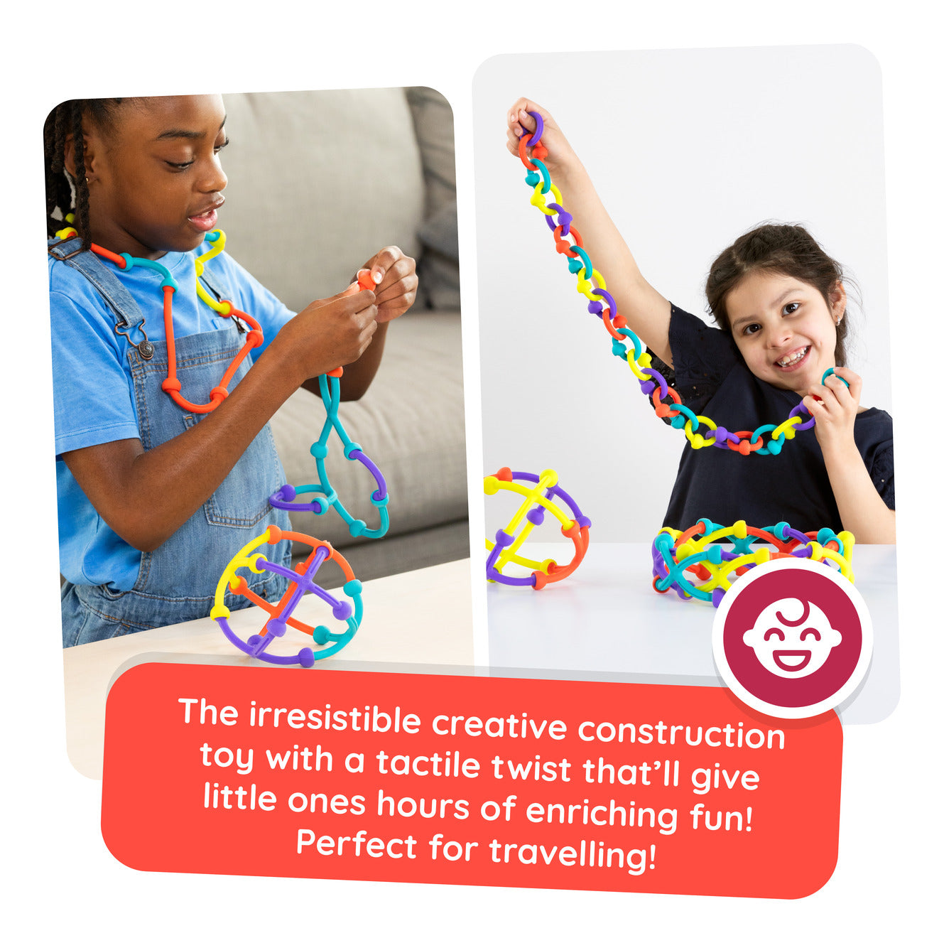 Fat Brain Toys Plip Kit Silicone Construction Set