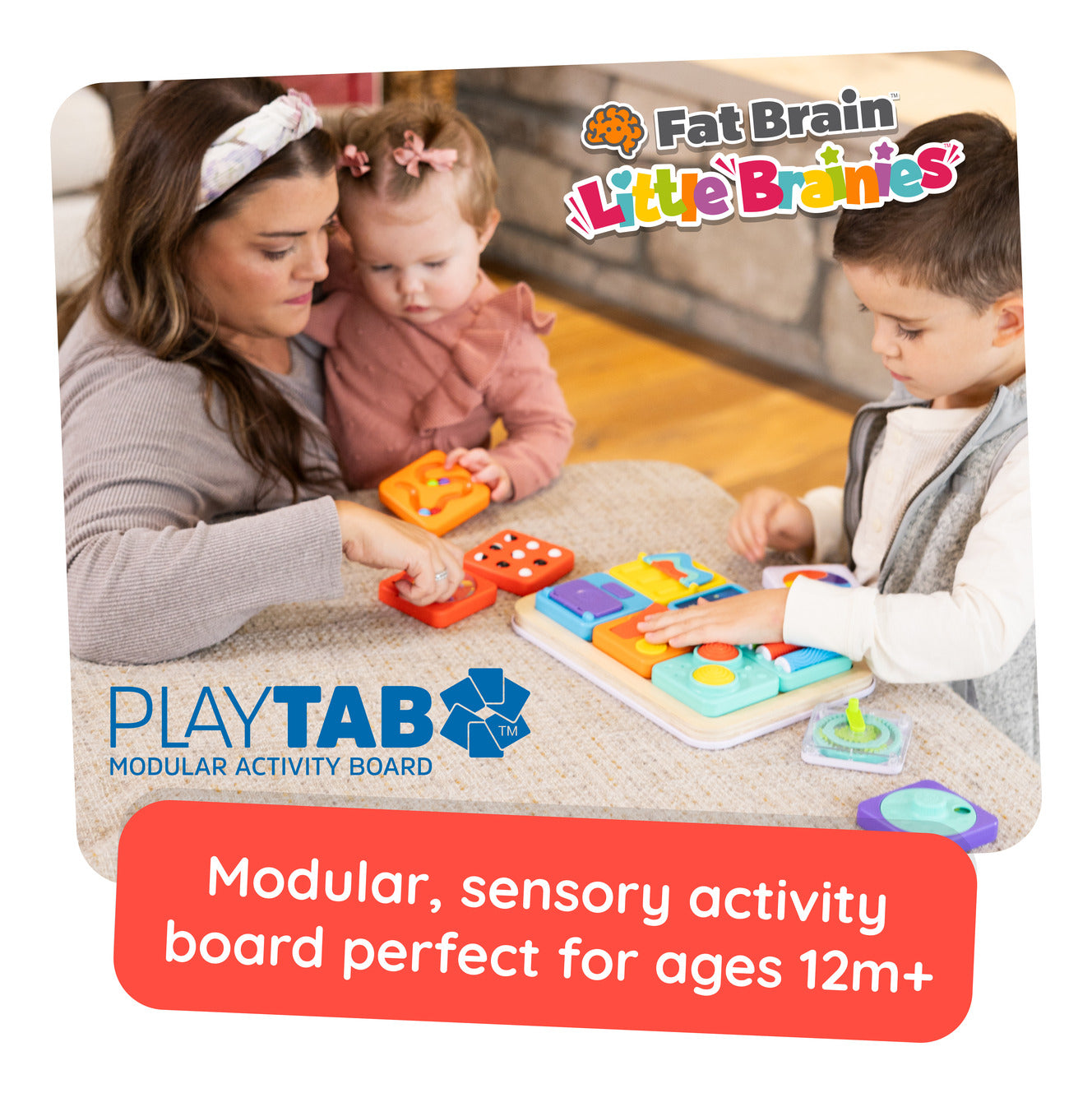 Fat Brain Toys PlayTab Essential Sensory Activity Board