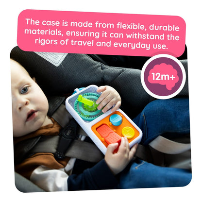 Fat Brain Toys PlayTab Go Portable Sensory Activity Toy