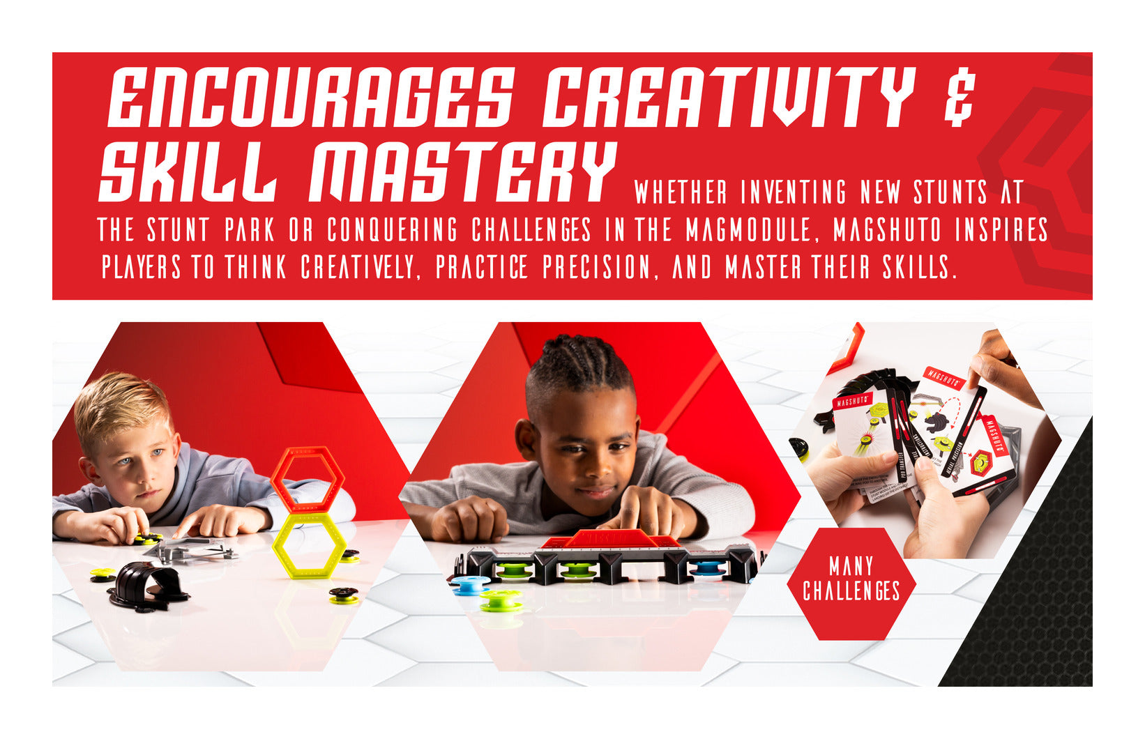 TOMY Magshuto Knockout Rail Magnetic Skill Game