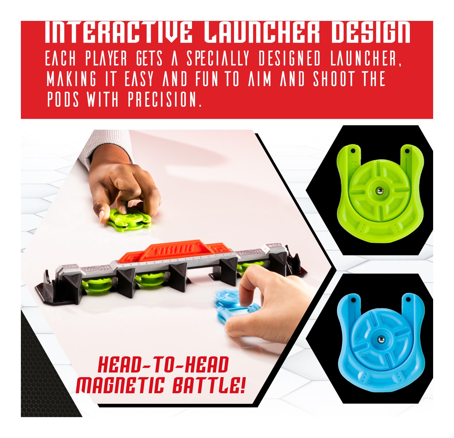 TOMY Magshuto Knockout Rail Magnetic Skill Game