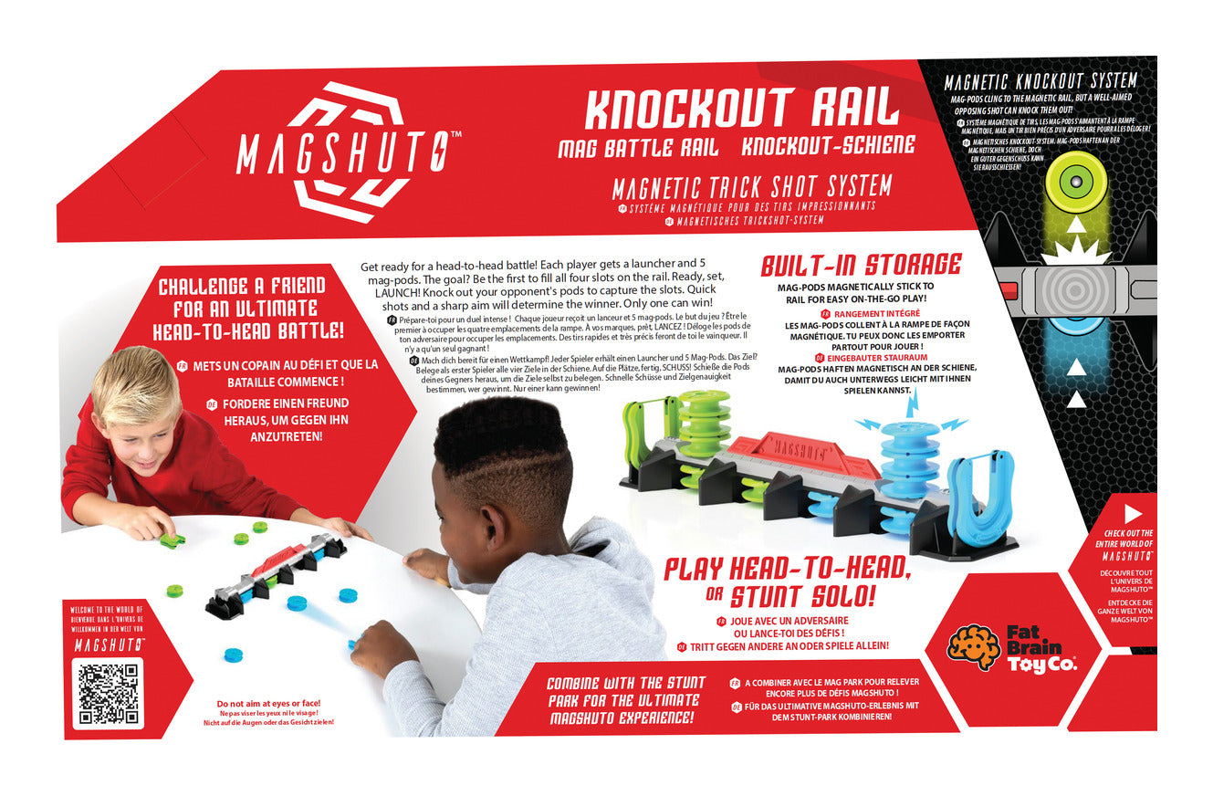 TOMY Magshuto Knockout Rail Magnetic Skill Game