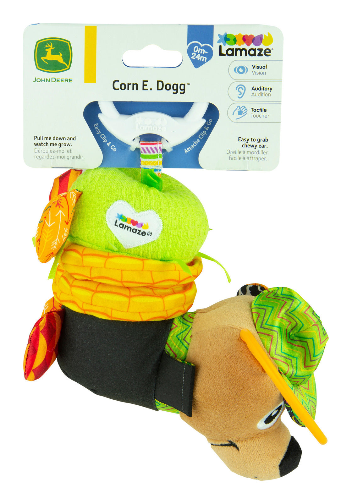 Lamaze John Deere Corn E Dogg Clip & Go Baby Toy