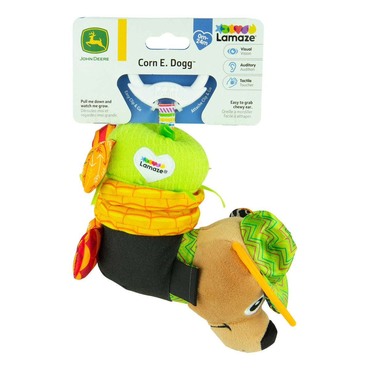 Lamaze John Deere Corn E Dogg Clip & Go Baby Toy