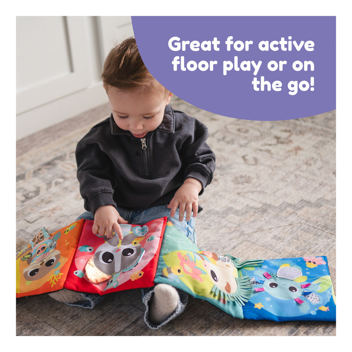 Lamaze My First Friends Double-Sided Baby Activity Mat