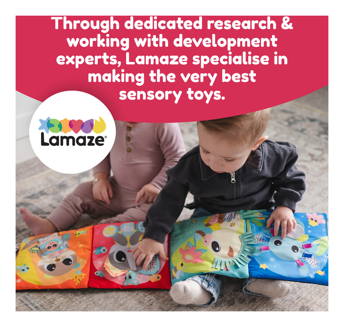 Lamaze My First Friends Double-Sided Baby Activity Mat