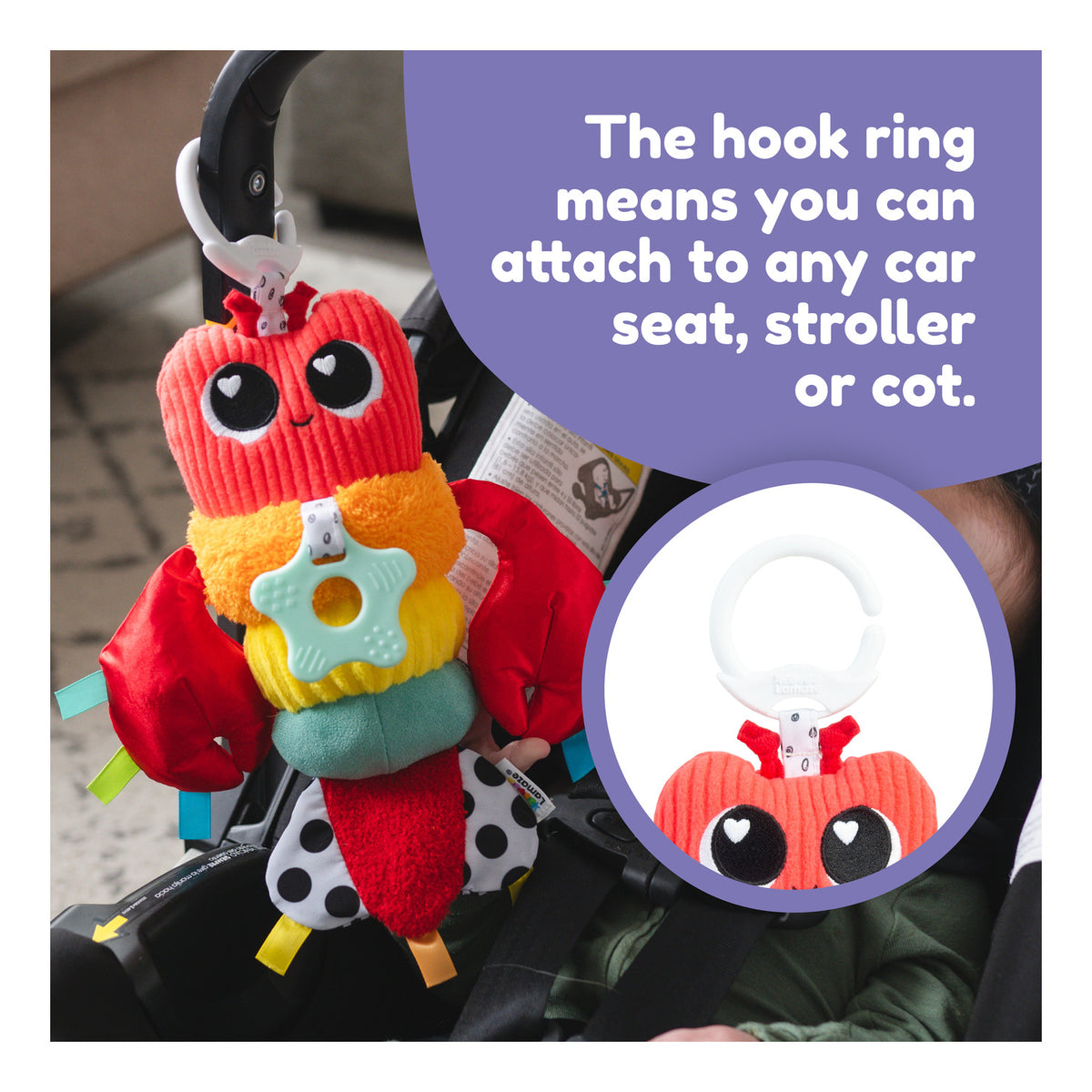 ** Lamaze Liam The Lobster Clip & Go