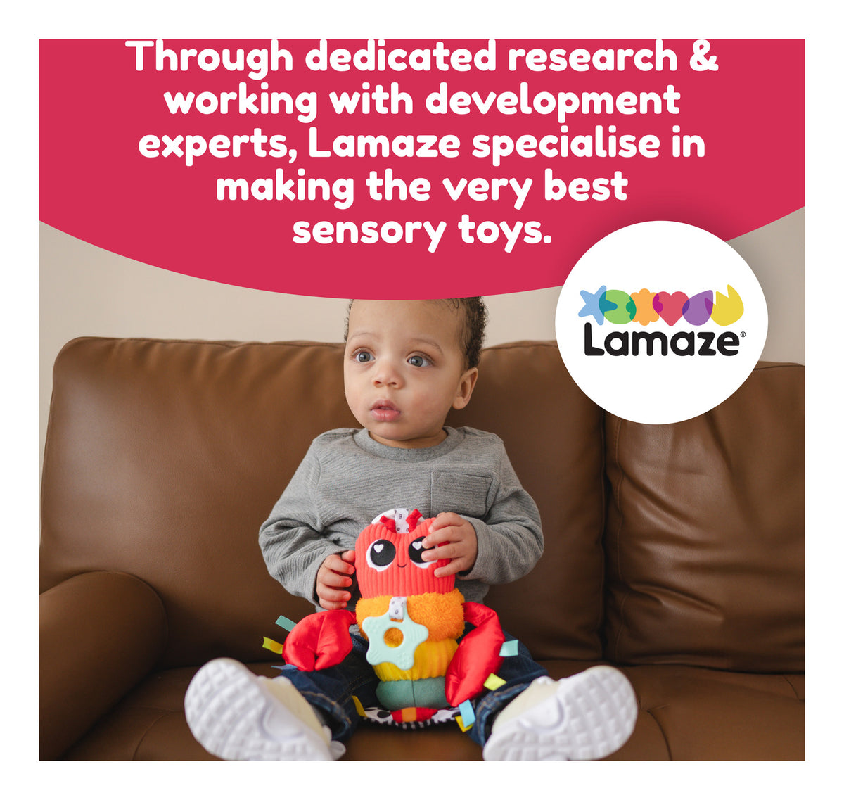 ** Lamaze Liam The Lobster Clip & Go