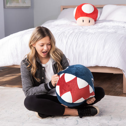 Club Mocchi-Mocchi Super Mario Chain Chomp Mega Plush 15in