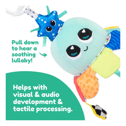 Close-up of Salty Sam with pull-down soothing lullaby feature