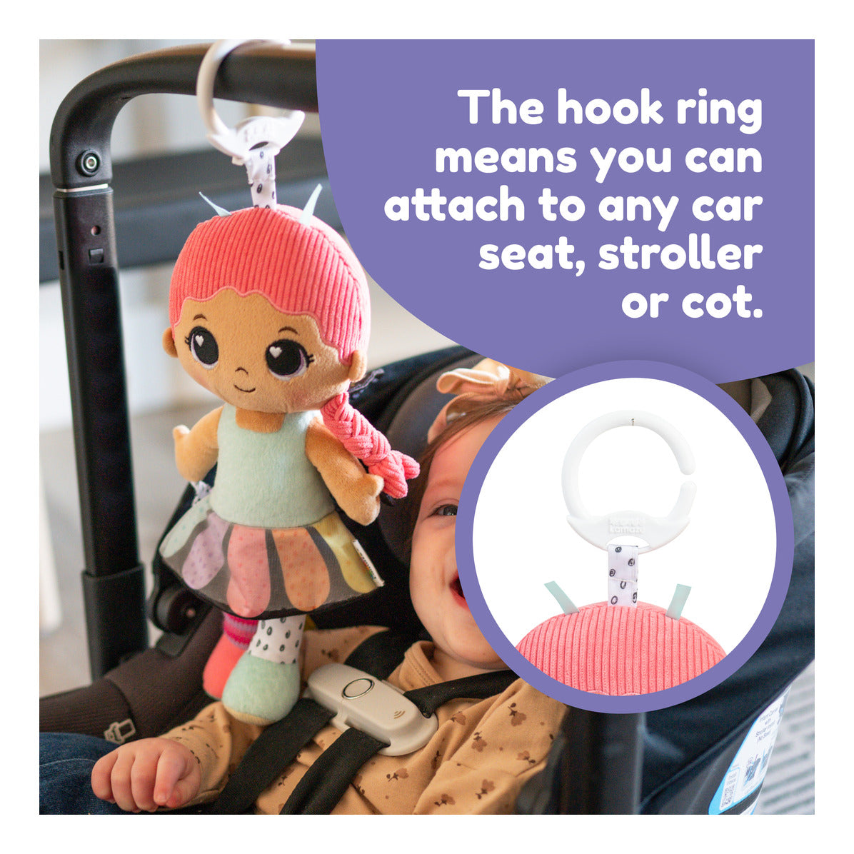 ** Lamaze My Friend Flora Clip & Go – 279 L27659 (7)