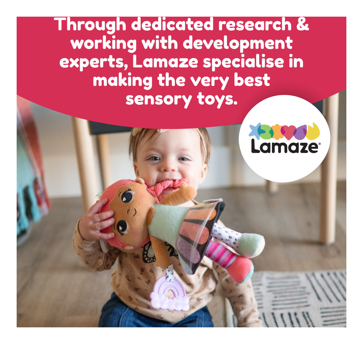 ** Lamaze My Friend Flora Clip & Go – 279 L27659 (9)