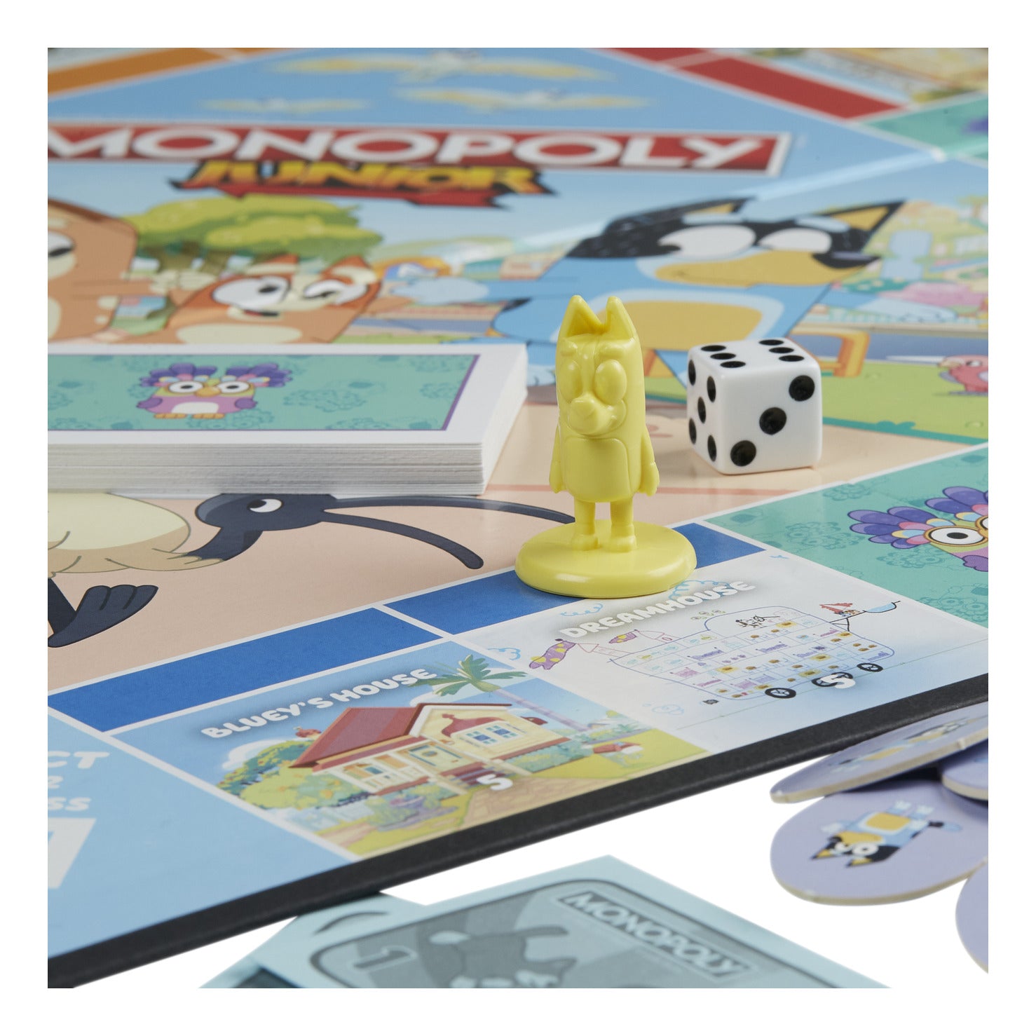 Hasbro Monopoly Junior Bluey Edition Board Game