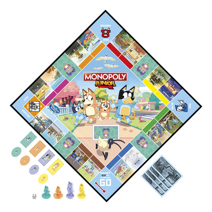 Hasbro Monopoly Junior Bluey Edition Board Game
