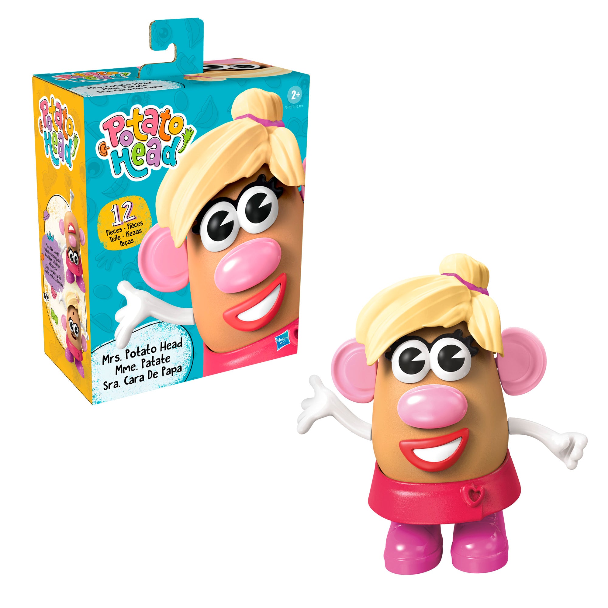 Potato Head Mrs. Potato Head Toy with 12 Parts