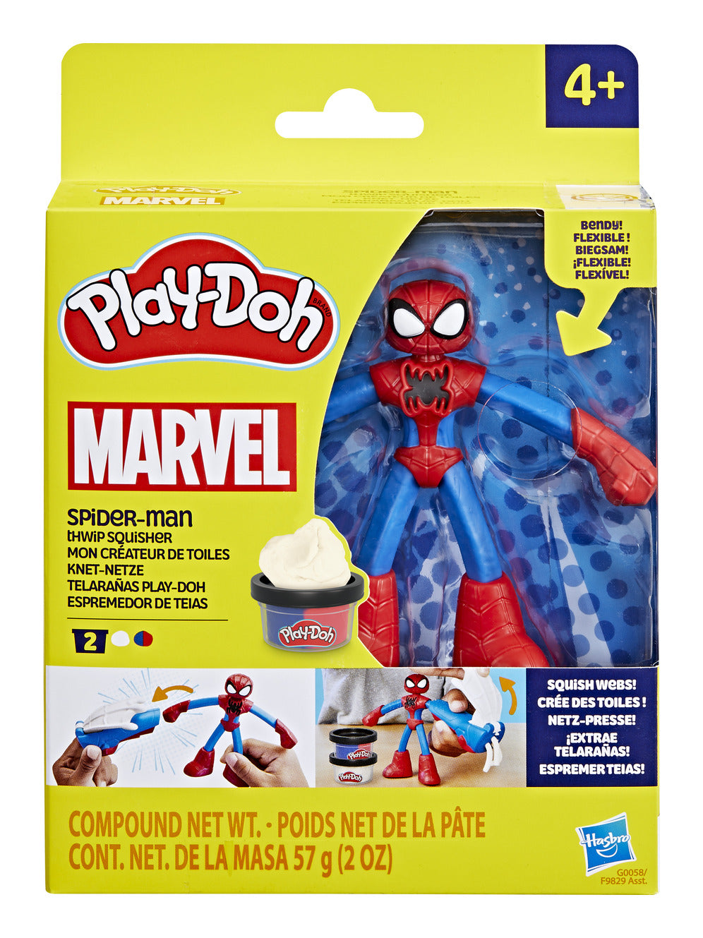 * Play-Doh Spiderman Thwip Squisher