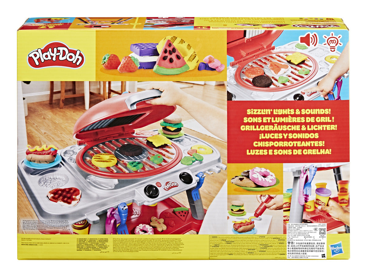 Play-Doh Sizzlin’ Grill Playset with Lights and Sounds