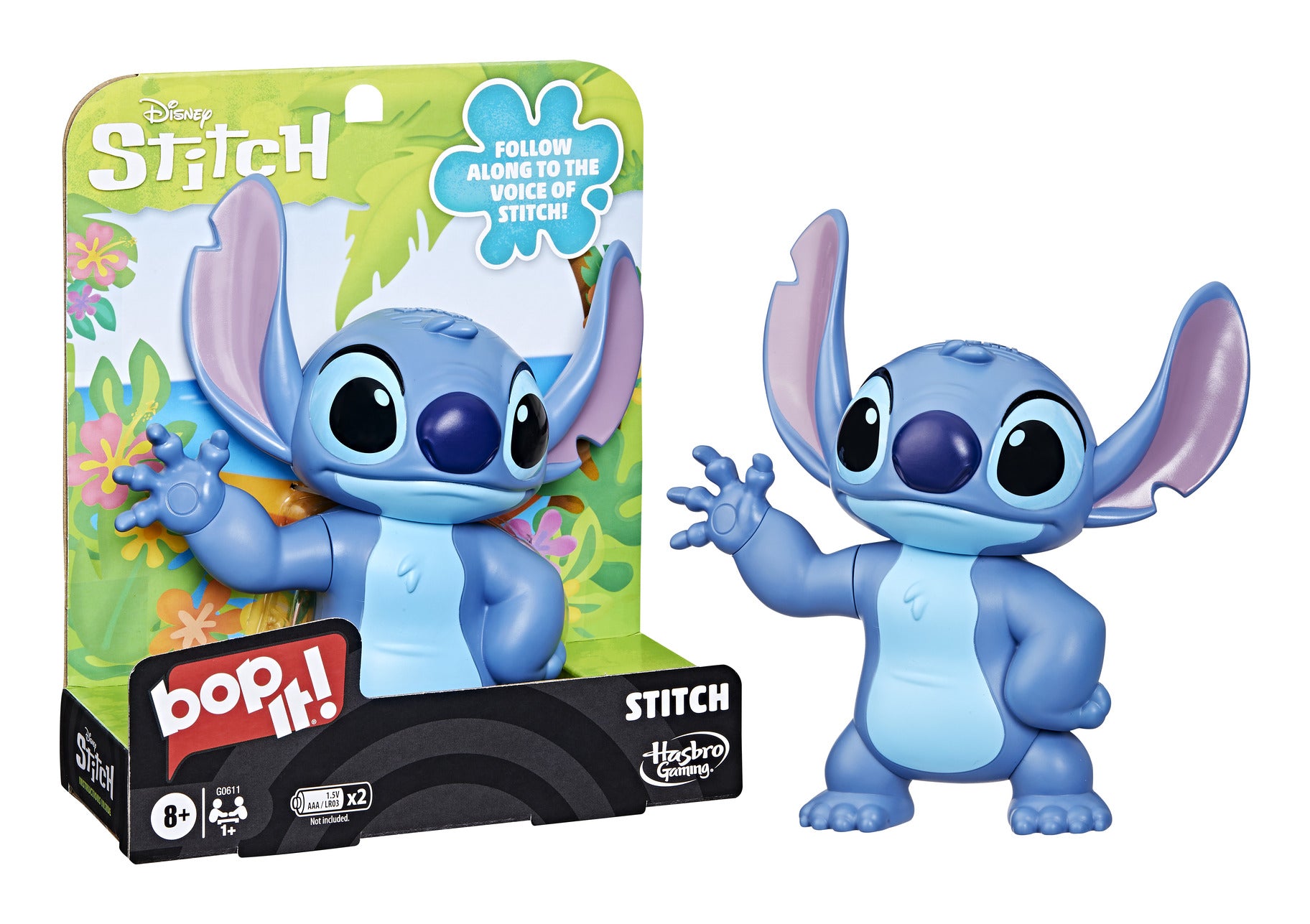 Hasbro Gaming Disney Stitch Bop It! Electronic Game