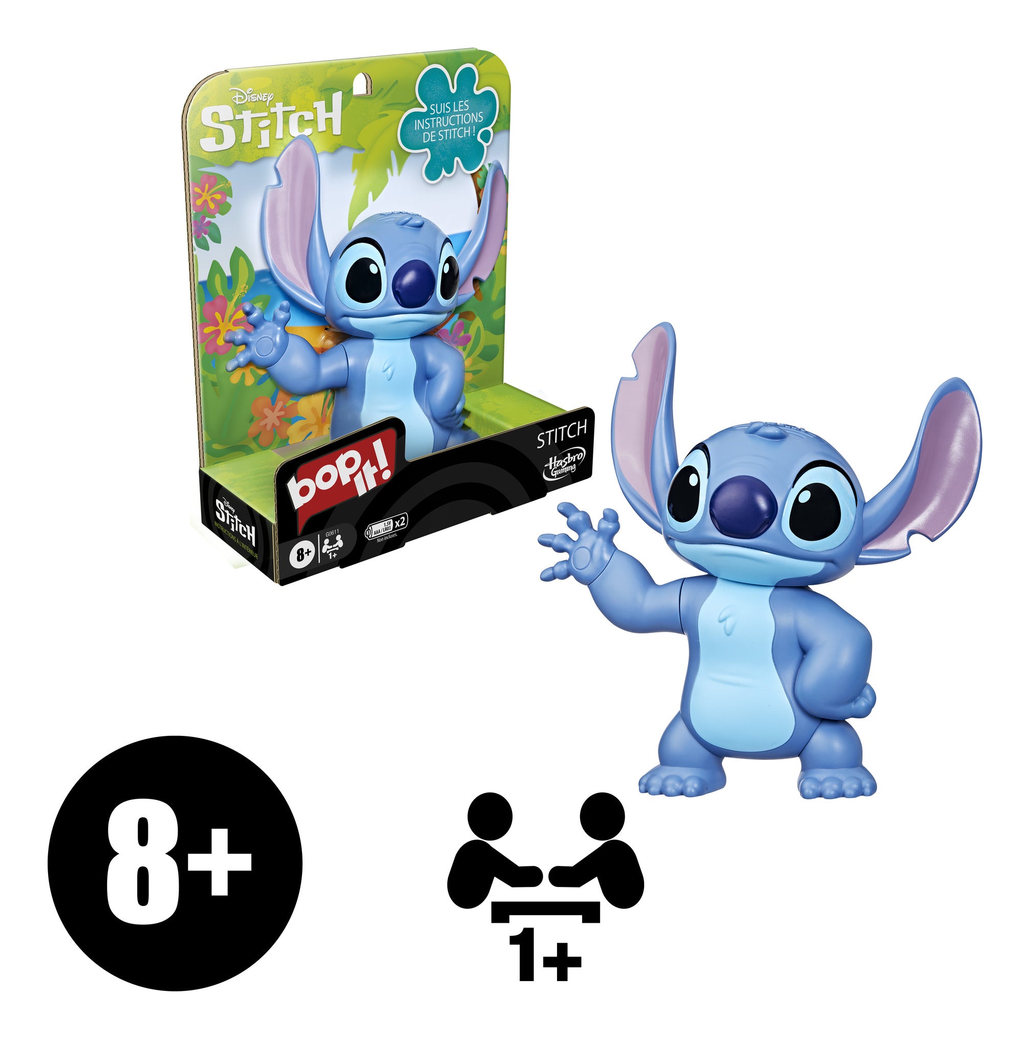 Hasbro Gaming Disney Stitch Bop It! Electronic Game