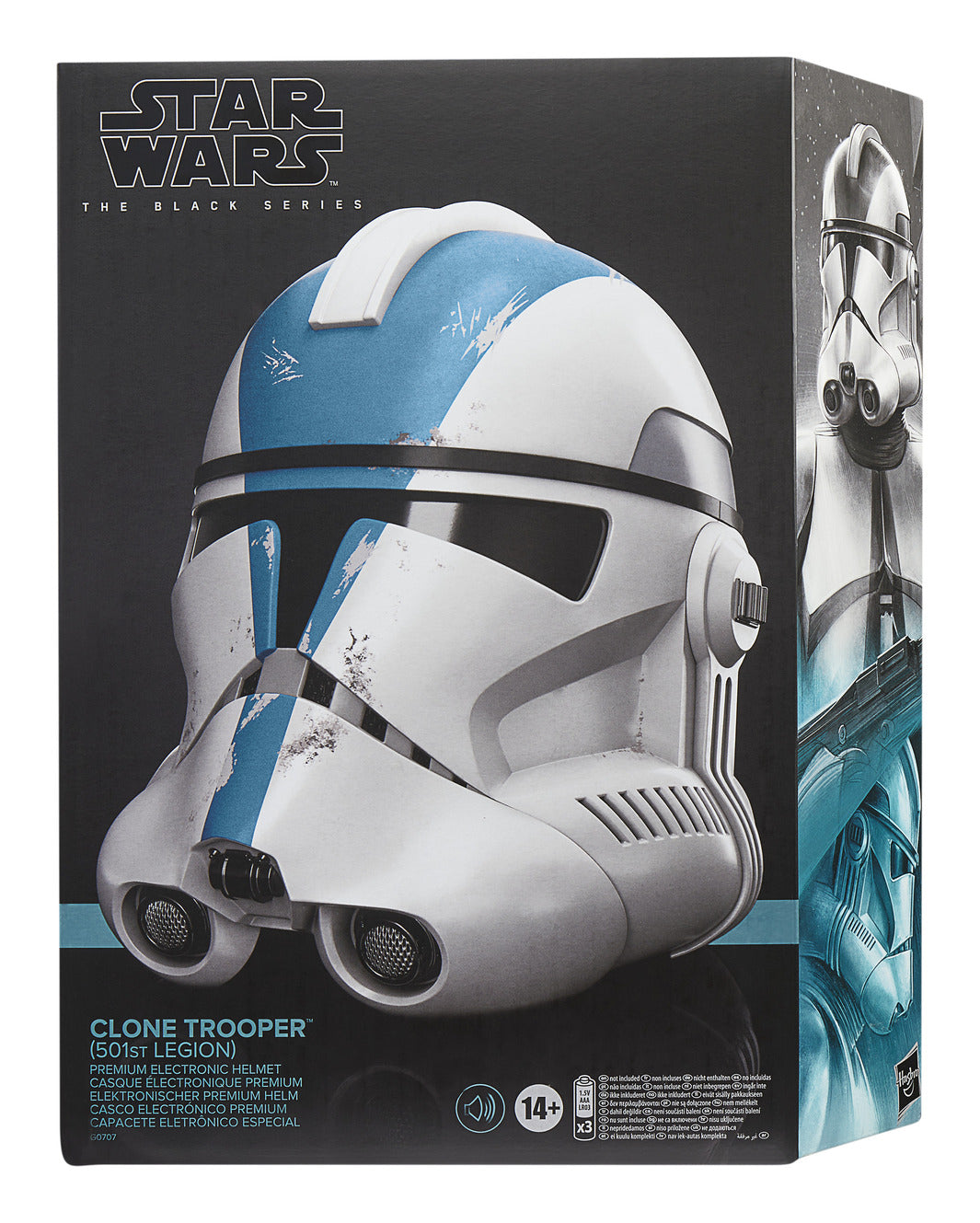 *Star Wars Black Series Rain Electrnc Helmet APRL