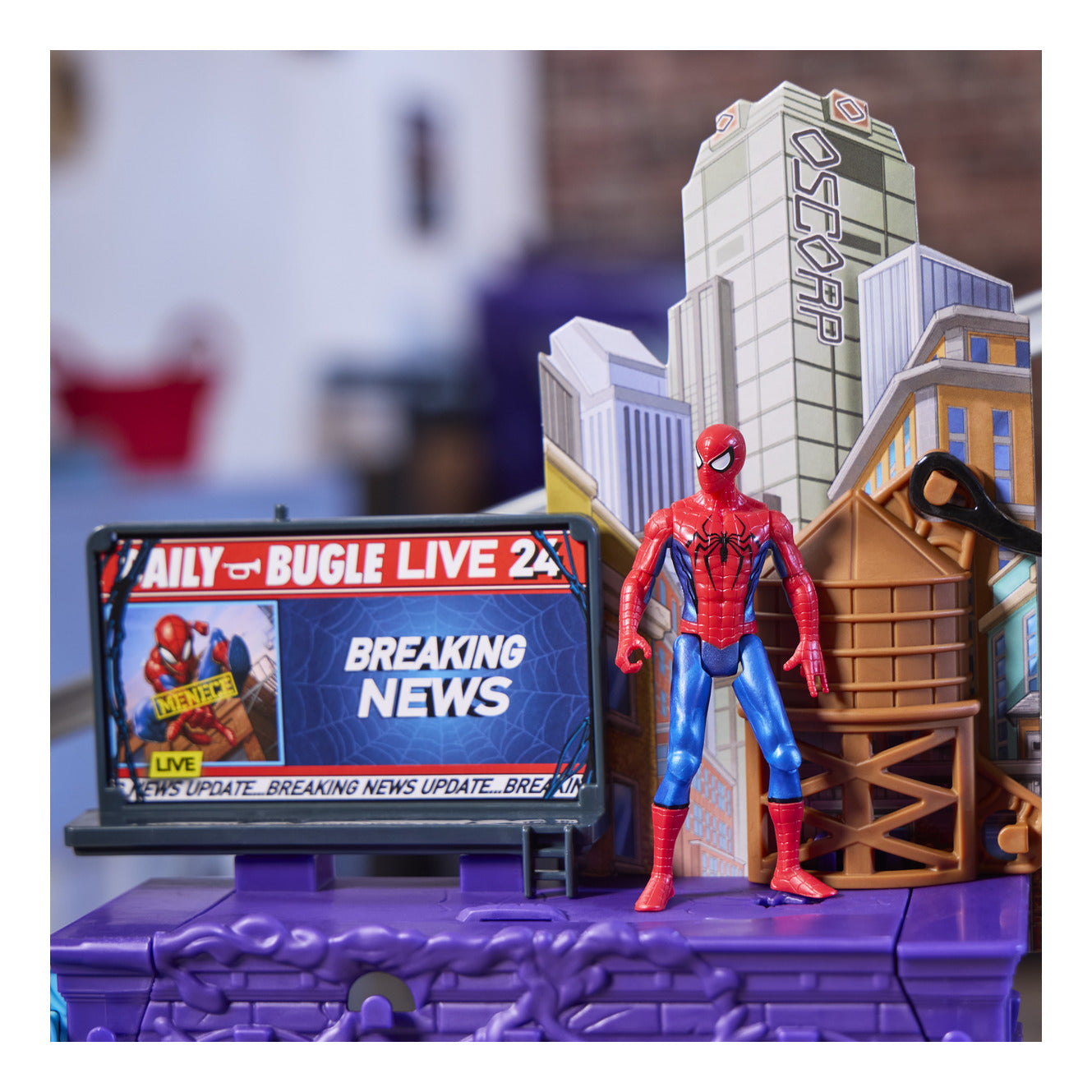 Hasbro Marvel Spider-Man Web Slinging City Playset