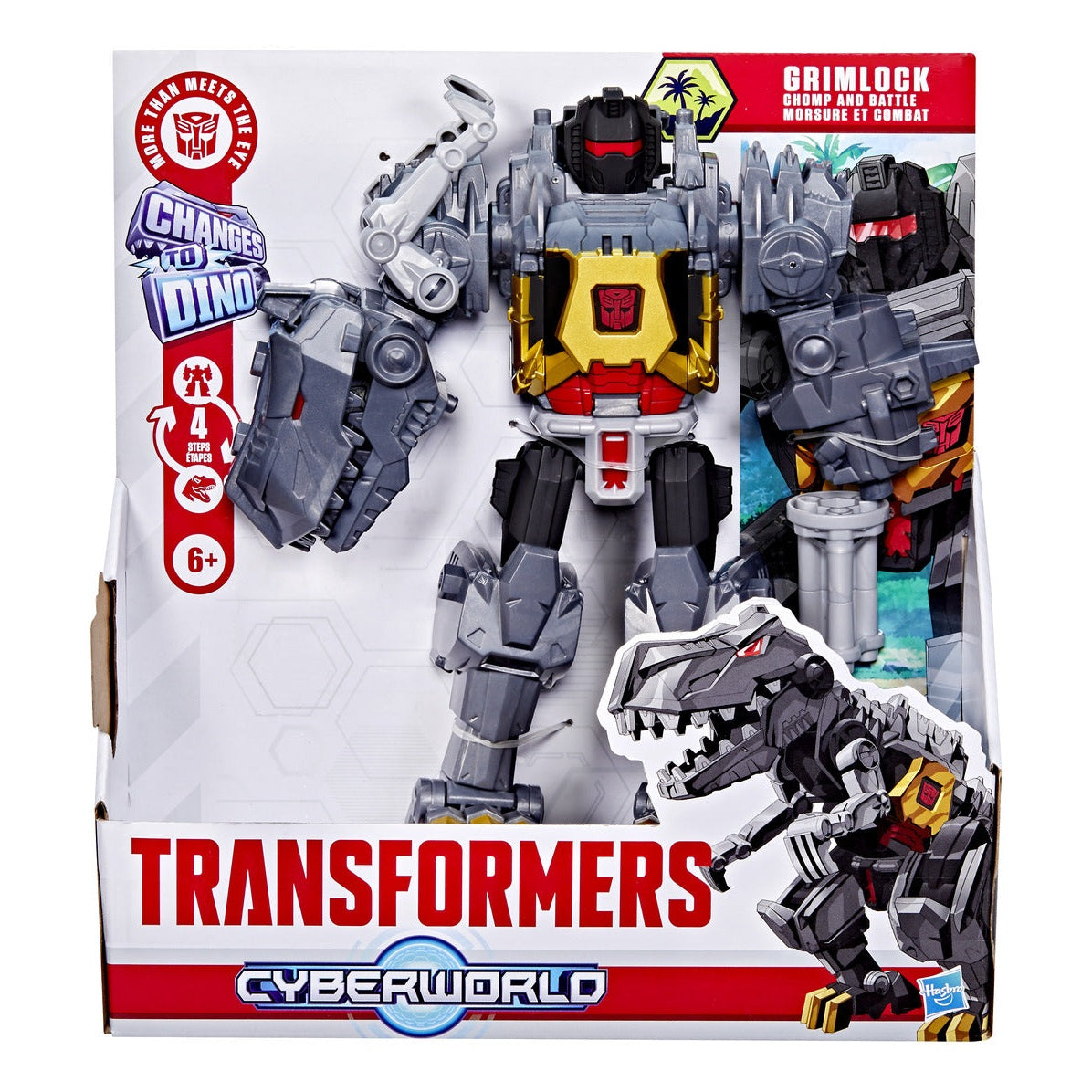 Transformers Cyberworld Grimlock Chomp & Battle Action Figure